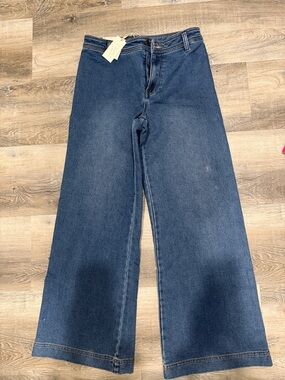 NWT Z Supply Wide Leg Women’s Jeans - Dark Blue sz 28